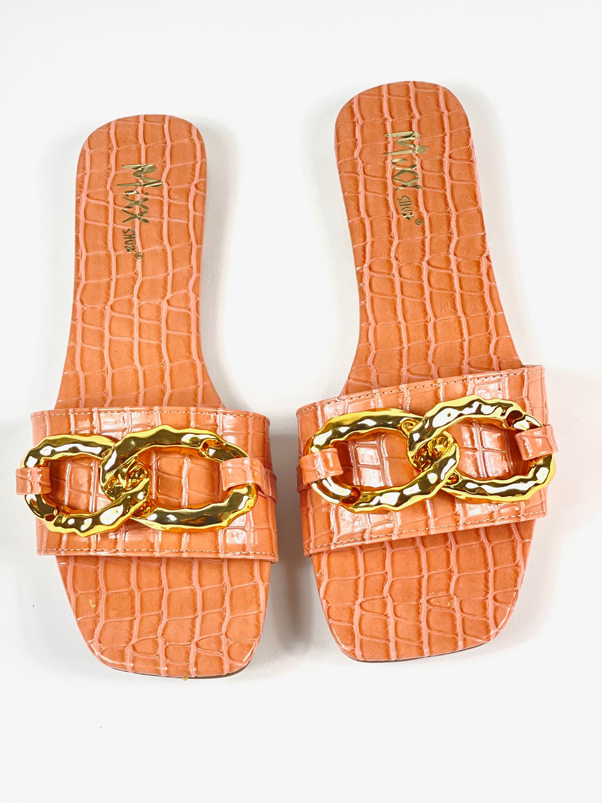 Blush Chloe Croc Sandal